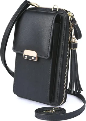 Zdjęcie produktu dla Damska Minipoliuretan Skórzana Torba na Telefon, Regulowany Pasek, Z Przegródkami na Karty, Torba Crossbody na Czas