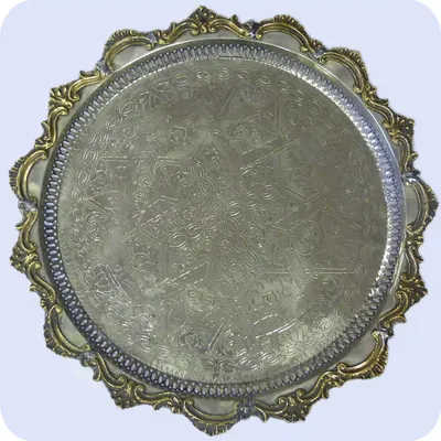 Produktbild von Orientalisches marokkanisches Tablett Serviertablett Teetablett antike Handarbeit Material: Motiv 2