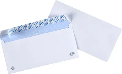 Produktbild von GPV Briefumschläge DL 110 x 220 mm weiß ohne Fenster 25 Briefumschläge