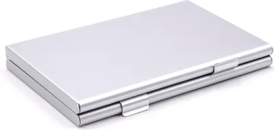 Produktbild von vhbw Etui für 2x SIM-Öffnungswerkzeug, 24x NanoSIM - Case Silber