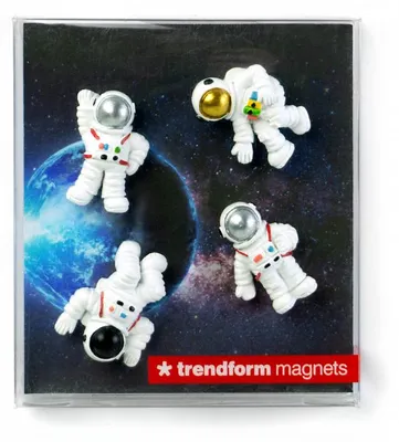 Productafbeelding van Trendform Magnet - Space - set van 4 verschillende