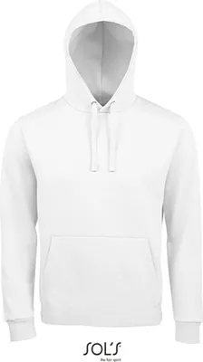 Produktbild von SOLs 02991 | Uni Spencer Hoody / Kapuzenpullover - Farbe: White - Größe: 3XL