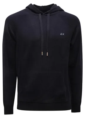 Immagine prodotto di R2329 - Maglione da uomo Sun 68, misto lana, con cappuccio, colore blu