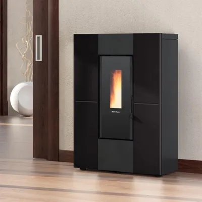 Produktbild von Extraflame Marilena Plus AD Pellet-Kaminofen schwarz 3,7-8,0 kW 230 m³