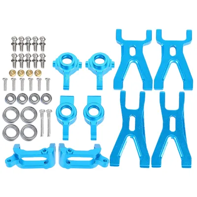 Image de Bras de suspension pour voiture RC,Accessoire pour voiture RC,Bras de suspension pour voiture RC 1/18,Remplacement pour voiture RC 1/18,Kit d'amélioration pour voiture RC,Remplacement pour voiture RC pour WLtoys