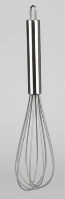 Produktbild von Silikon Schneebesen 25 cm mit Metallgriff – hitzebeständiger flexibler Küchenbesen, schonend zu beschichteten Oberflächen, ideal zum Verrühren,