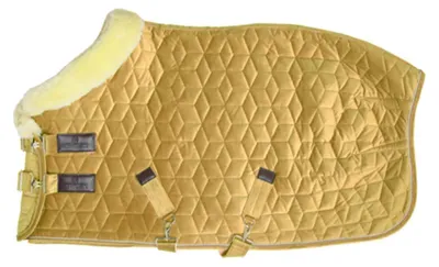 Zdjęcie produktu dla Kentucky Horsewear Show Rug 160g Show Rug Velvet Stable Rug Mustard Yellow 80