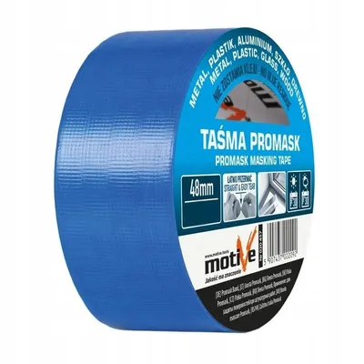 Produktbild von MOTIVE PROMASK Blau Abdeckband 48 mm x 50 m, Malerband für Innen- und Außenbereich, rückstandsfrei entfernbar