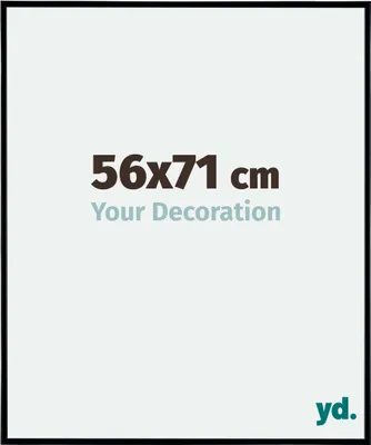 A graphic displaying product dimensions and a tagline.