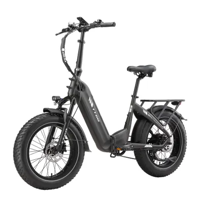 Produktbild von TTGO F6 Boost E-Bike Klapprad 20x4 Zoll, 70Nm Hinterradmotor, 140km, F6B, Drehmomentsensor, 7Gang SHIMANO, Kettenschaltung, 864 Wh,Elektrofahrrad Grau