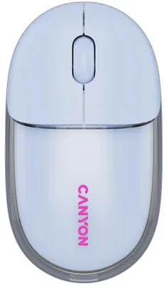 Zdjęcie produktu dla Canyon Mouse Onclick 24 Bt/ Wireless Transparent/Blue