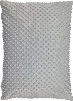 Obrázek produktu pro Povlak na polštář 50x70 na zip Minky světle šedý