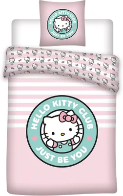 Produktbild von Hello Kitty Babybettwäsche Set 100x140 + 40x60 cm 100% Baumwolle