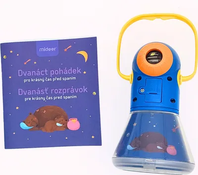 Obrázek produktu pro MiDeer Dětská promítačka 12 pohádek s českým návodem