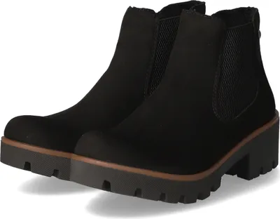 Produktbild von Rieker Chelsea Boots Damen Leder und Synthetik Schwarz Größe: 38