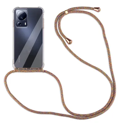 Produktbild von Handykette für Xiaomi 13 Lite Handyhülle mit Band Hülle mit Kordel Handy Tasche Rainbow