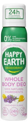 Productafbeelding van Happy Earth Deobodyspray Lavendel (100 ml)