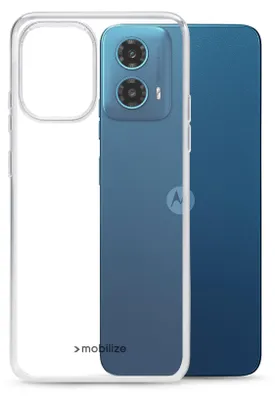 Produktbild von Mobilize Gelly Durchsichtig Handyhülle für Motorola Moto G34 Hülle Flexibles TPU Backcover - Transparent