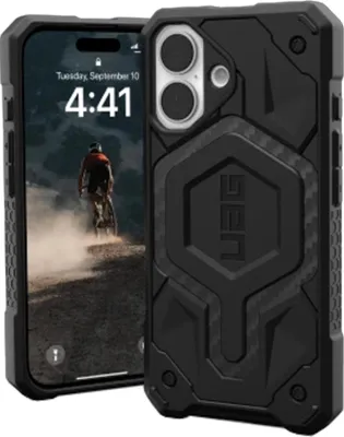 Immagine prodotto di Custodia Uag Monarch per Iphone 16 - Nero