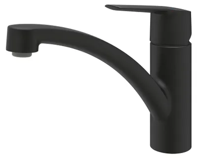 Image de GROHE Mitigeur cuisine Start bec pivotant noir mat