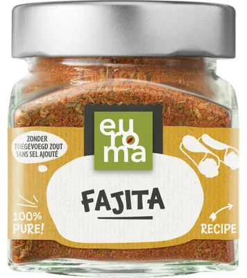 Produktbild von Euroma Fajita Gewürzmischung 66 g – Aromatische mexikanische Gewürze für Fajitas