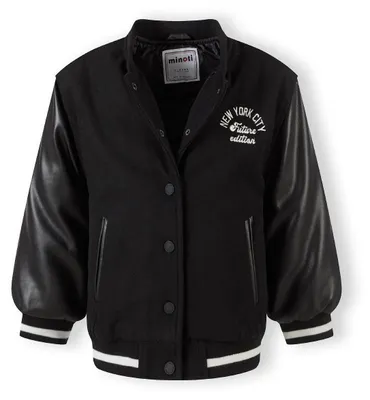 Produktbild von Minoti Bomberjacke Schwarz Gr. 152 für Kinder