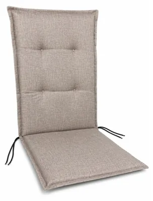 Produktbild von Julido 1 Stück Hochlehner Auflage 120x50x5c Gartenstuhlauflage Kopfpolster Taupe