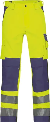 Produktbild von DASSY Warnschutzhose BUFFALO 245 gr. Gr. 54 PLUS  gelb/blau