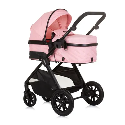 Zdjęcie produktu dla Chipolino Harmony Składany wózek 3 w 1 z torbą do przewijania Flamingo Pink