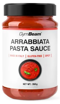 Produktbild von GymBeam - Tomaten Chili Paprika Sauce Arrabbiata, 350 g