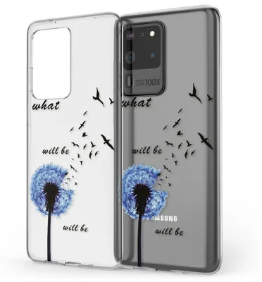 Image de Etui à motif NALIA pour Samsung Galaxy S20 Ultra, étui de protection en silicone pour téléphone portable Dandelion bleu