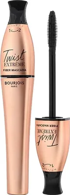 Imagen del producto de Bourjois Twist Extreme Fiber, máscara de pestañas alargadora, color intenso (24 Black), 8 ml