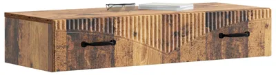 Obrázek produktu pro Nástěnný boční stůl Staré dřevo 87,5 x 34,5 x 17 cm