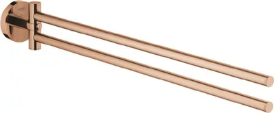 Produktbild von GROHE Handtuchhalter Essentials 40371_1, 2-armig, schwenkbar, 439 mm, warm sunset