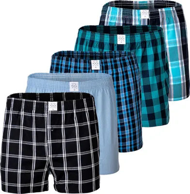 Produktbild von MG-1 Boxershorts MG-43-622-00 Größe M 5er Pack Herren Unterhosen Baumwolle