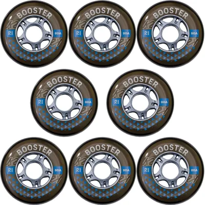 Immagine prodotto di confezione da 8 ruote per pattini in linea K2 BOOSTER 72mm 80A