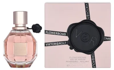Produktbild von Viktor&Rolf Flowerbomb 50 ml, Frauen, 50 ml, Nicht nachfüllbare Flasche, Bergamotte, Duftblüten, Freesie, Jasmin, Orchidee, Duftblüten, Rose, Moschus, Patschuli