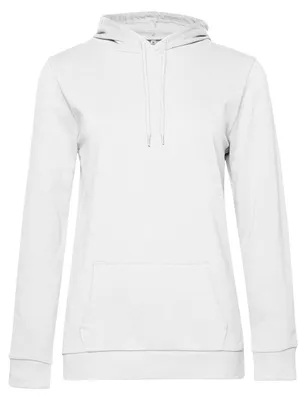 Immagine prodotto di B&C - Felpa con cappuccio, donna FK161 (L) (bianco)