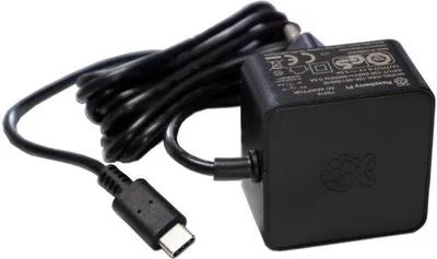 Produktbild von offizielles Raspberry Pi USB-C Netzteil 5,1V / 3,0A, EU, schwarz