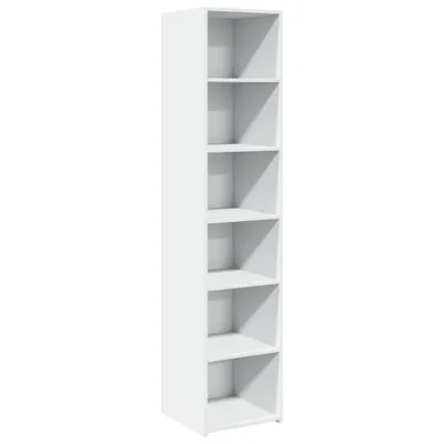 Image de Highboard blanc 40x41x185 cm bois composite