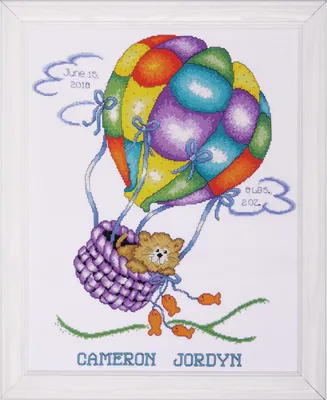 Image de Tobin Home Crafts Kit de broderie au point de croix "En avant, en arrière", motif à compter, 28x36cm