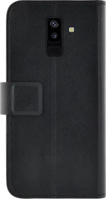Produktbild von Azuri Brieftaschenhülle - magnetischer Verschluss & 3 Kartenfächer - schwarz - Samsung A6 Plus (2018)