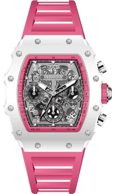 Produktbild von Invicta Racing 69606 Herrenuhr - Quarzwerk - Acryl mit silbernem Zifferblatt - 39 mm