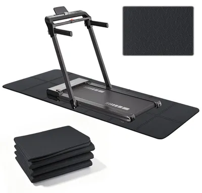 Image de Tapis de protection pour sol de fitness - 183 x 61 cm - Épaisseur : 6 mm