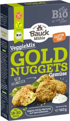 Produktbild von Bauck Mühle VeggieMix Gold Nuggets Gemüse  160g
