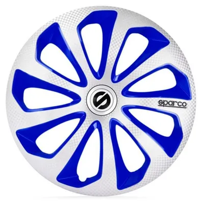 Produktbild von 14" Zoll Radkappen Silber Carbon Radzierblenden Radblenden SPC1475SVBLC SPARCO
