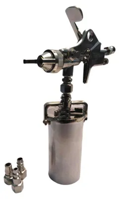 Zdjęcie produktu dla FAST WORLD SHOPPING ® Pistolet lakierniczy, pojemność 200 ml, dysza 1,5 mm, pistolet do aerografu