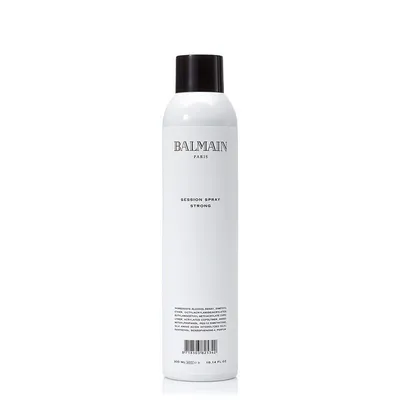 A product shot of a hairspray can against a white background.