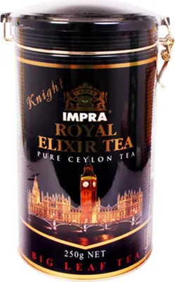 Produktbild von Impra loser schwarzer Ceylon Tee 250g Royal Elixir Knight Tea Orange Pekoe
