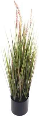 Produktbild von Künstliches Pampas-Gras 122cm Dekogras Grashalm Kunstpflanze Zimmerpflanze